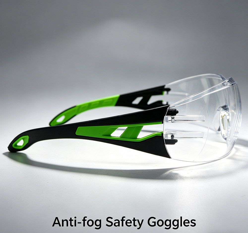 Anti-fog Scratch Resistant Clear Lens Safety Goggles for Lab Construction 