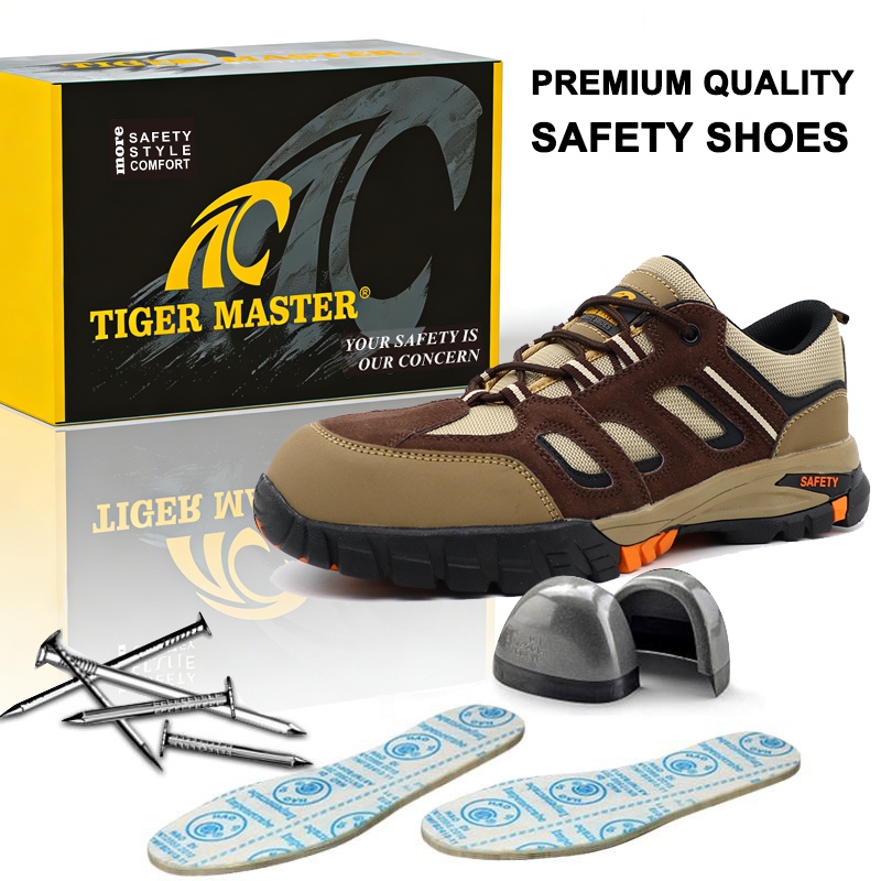 Wholesale Steel Toe Industrial Work Safety Shoes Rubber Sole