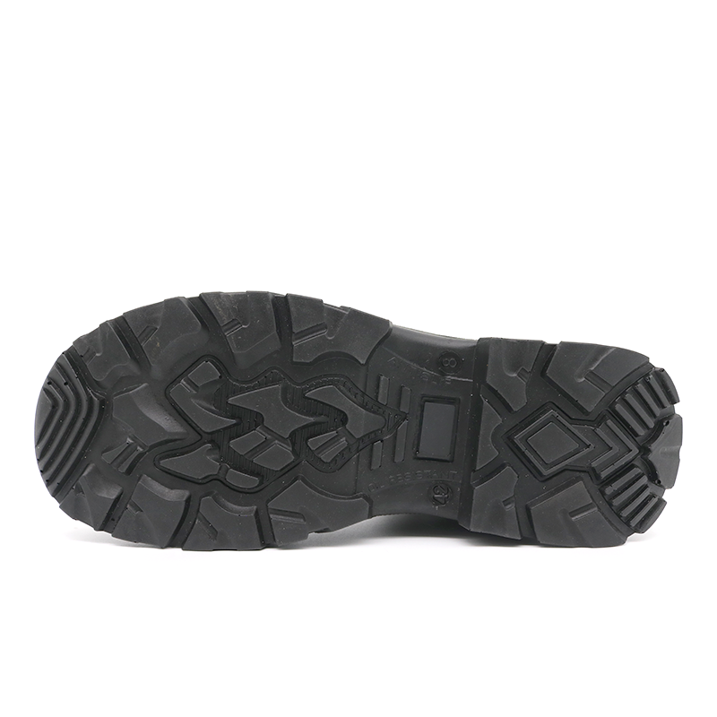 Non-slip Fiberglass Toe Anti Puncture Safety Boots Brown