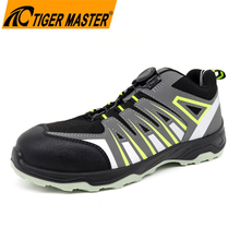 Twist Lock Work Safety Shoes with Steel Toe Steel Midsole