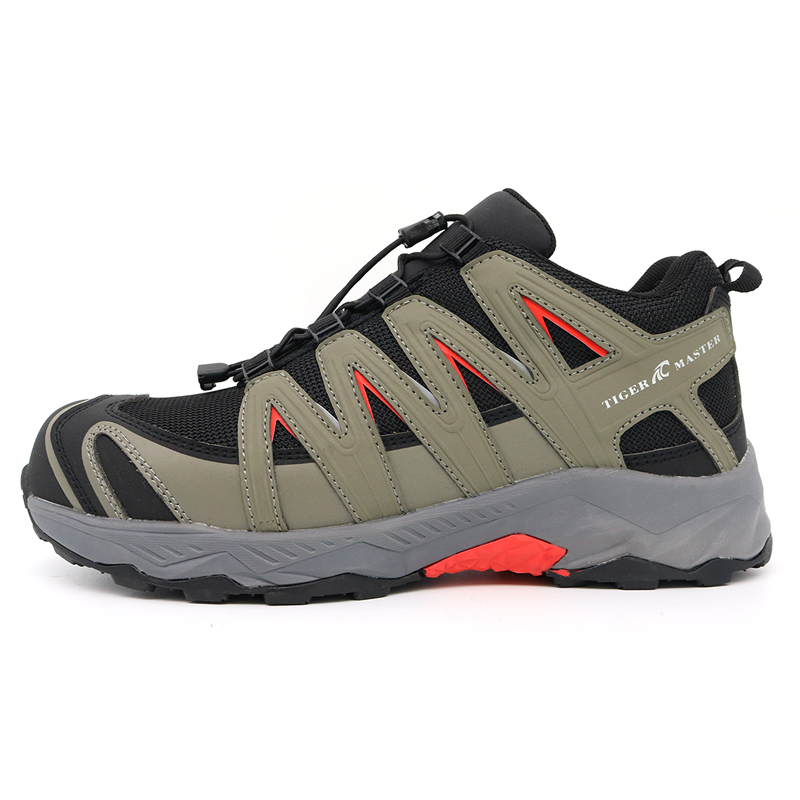 Sport Work Safety Shoes with Fiberglass Toe