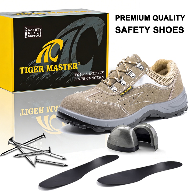 Steel Toe Cheap Suede Safety Shoes for Warehouse