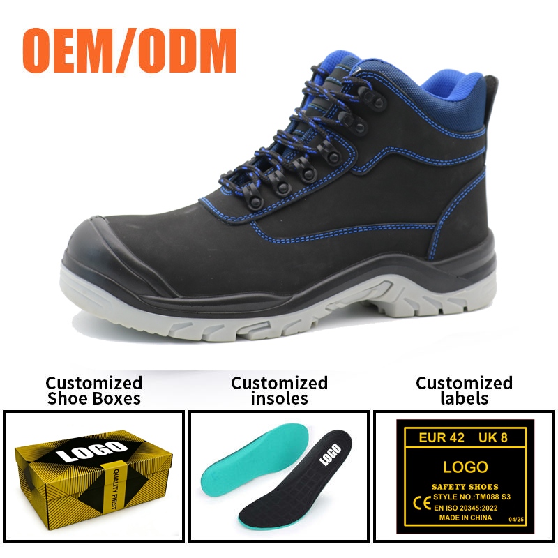 Oil Resistant TPU Sole Steel Toe Safety Boots for Men