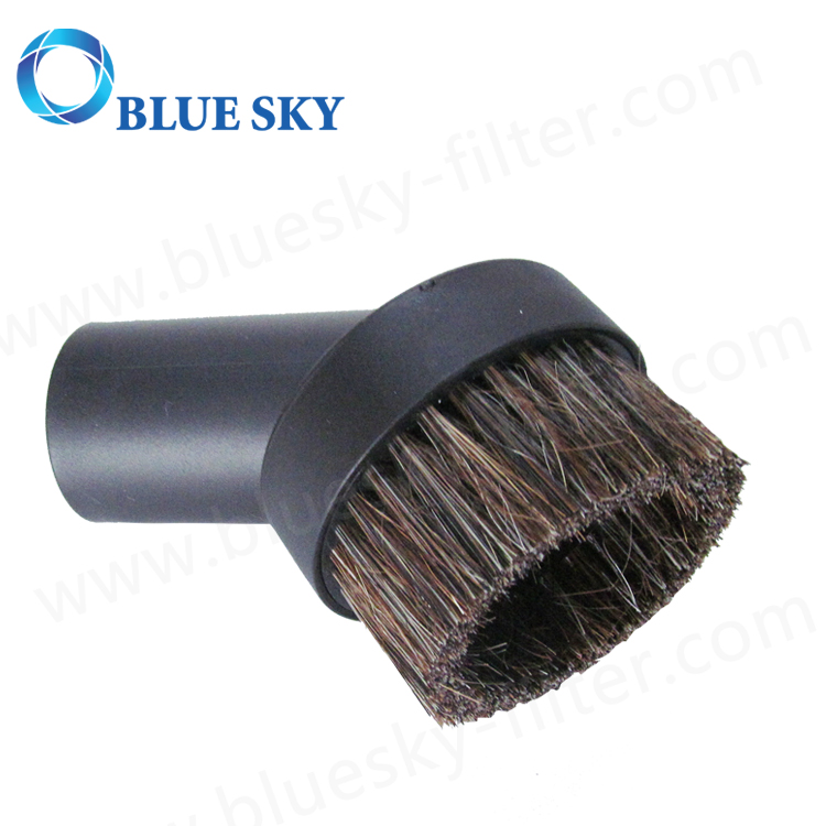 Diameter 1.25\" 1-1/4\" 32mm Universal Soft Horsehair Bristle Round Dusting Brush for Most Brands Vacuum Cleaner Attachment  