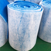 Lavable G3 G4 algodón azul y blanco telas no tejidas pintura cabina de pulverización a prueba de polvo prefiltro de aire