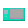 Learning & Education Toys Lcd Drawing Board 2-in-1 LCD Writing Tablet & Flash Card Reader for Toddler Kids Learning with Best Price