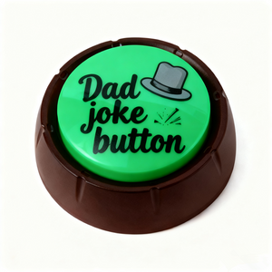 Dad Joke Sound Button with 75+ Jokes - Birthday Gift for Men, Office Stress Relief Toy, Clear Audio & Portable Design