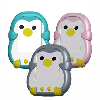 2026 AMZ Trendy Custom Print Penguin Pocket Speech Preschool Learning Interactive Toys German English Machine for Toddlers