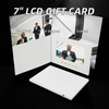 7 Inch HD Screen Digital Lcd Video Card Displayer Brochure With Printing Video Gift Box For Business