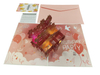 Custom Supplier Christmas Halloween Happy Birthday 3D Pop Up Sound Music Greeting Cards with Light Sound And Envelope