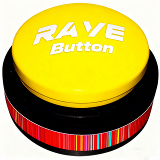 Dance Party Button Plays 10 EDM Tracks 30 Second Light up Dance Bomb Button Funny Gag Gift for Office, Classroom,Home