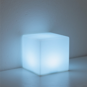 Rechargeable LED Cube Lamp Soft Glow Night Light for Nursery & Home Decor, Modern Bedside Lighting with Cubic Design