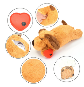 Puppy Heartbeat Toy Dog Anxiety Relief Calming Aid Behavioral Training Sleep Aid Comfort Soother Plush Toy for Puppies Cats