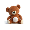 PP Cotton Bear Plush Toy Led Star Projector Night Light White Noise Sound Machine Lullaby Baby Sleeping Stuffed Toys