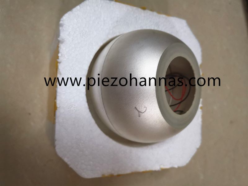 Stock esfera piezoel&eacute;ctrica del hemisferio piezoel&eacute;ctrico para sensores ac&uacute;sticos