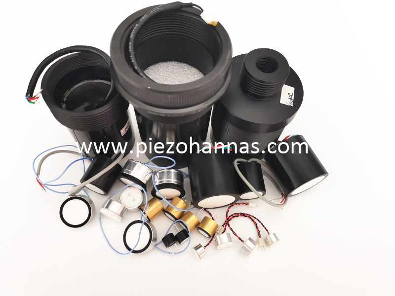 Transdutor ultrass&ocirc;nico piezoel&eacute;trico de 125kHz para medidor de n&iacute;vel ultrass&ocirc;nico