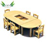 High Quality School Furniture Children's Round Table and Chair School Set Kid Furniture Pre School Furniture