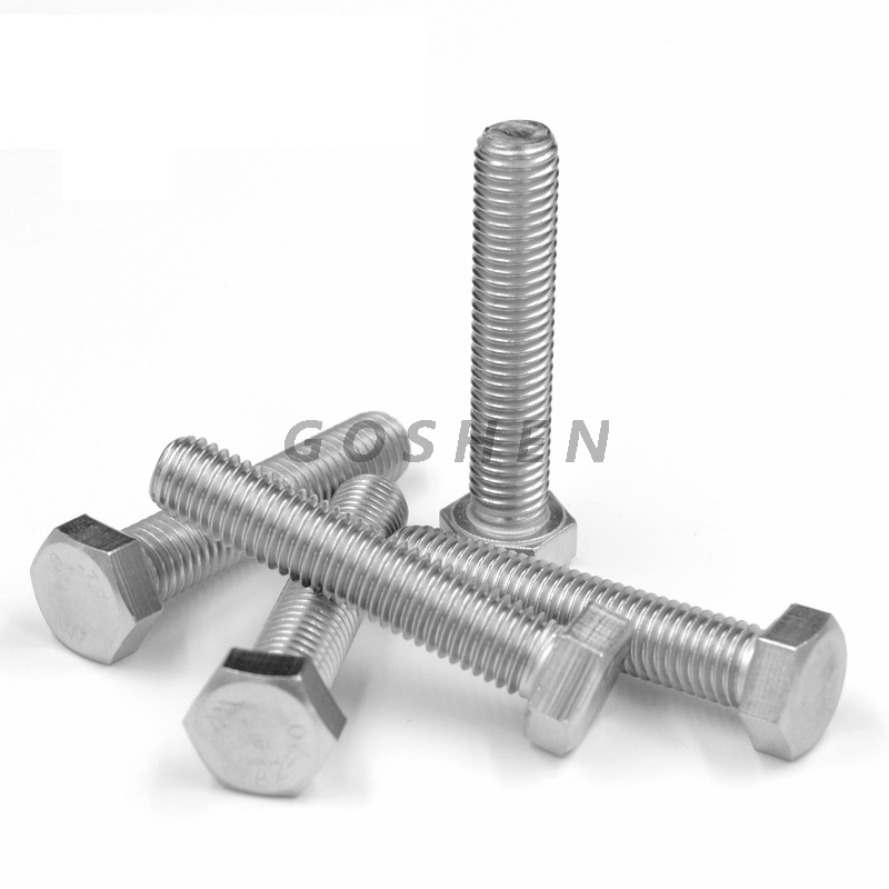 A194 -8m de acero inoxidable de hilo completo M10 DIN ISO 4014 - 2011 Hex Bolts