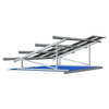 Triángulo de montaje de panel solar de techo plano Soportes fijos Sistema de montaje de techo plano