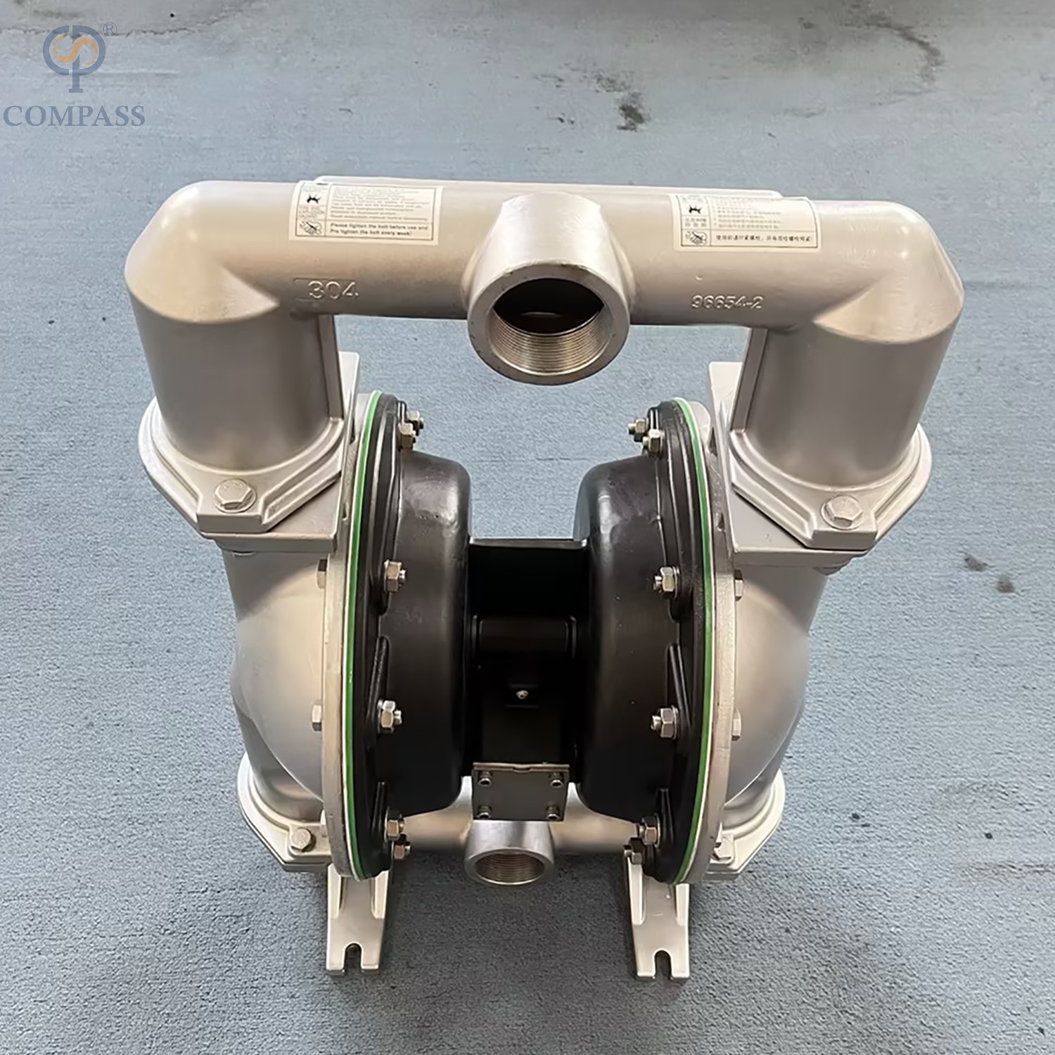 SS304 ПНЕВМАТИЧЕСКИЙ ДВОЙНОЙ МЕМБРАННЫЙ НАСОС