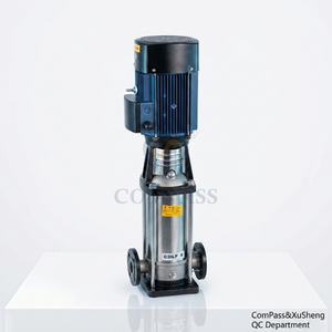 4 кВт CDLF8-100 гигиеническая нержавеющая сталь SS304 4000 литров/час PN25 фланцевый вертикальный многоступенчатый центробежный насос с хорошей ценой