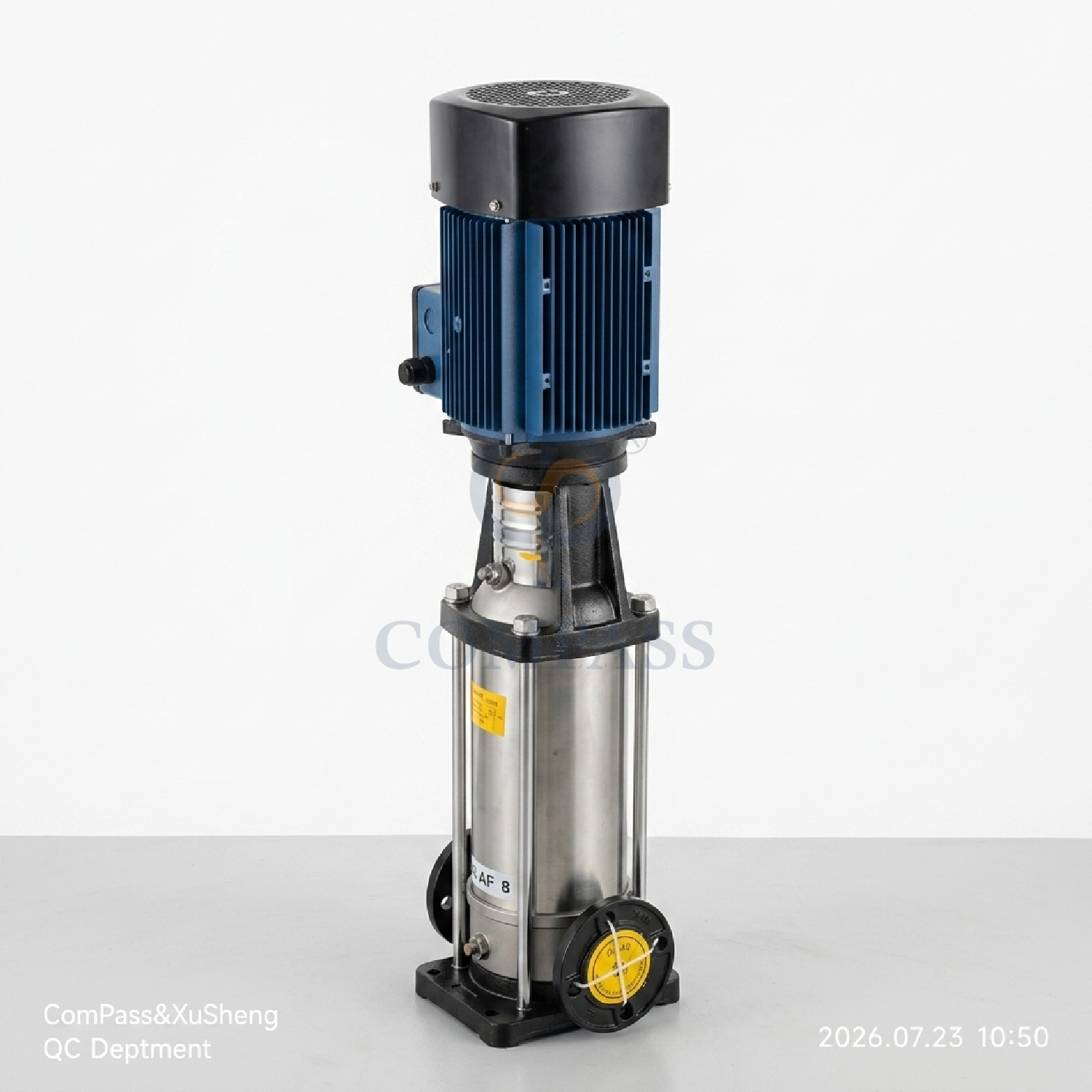 4 кВт CDLF8-100 гигиеническая нержавеющая сталь SS304 4000 литров/час PN25 фланцевый вертикальный многоступенчатый центробежный насос с хорошей ценой