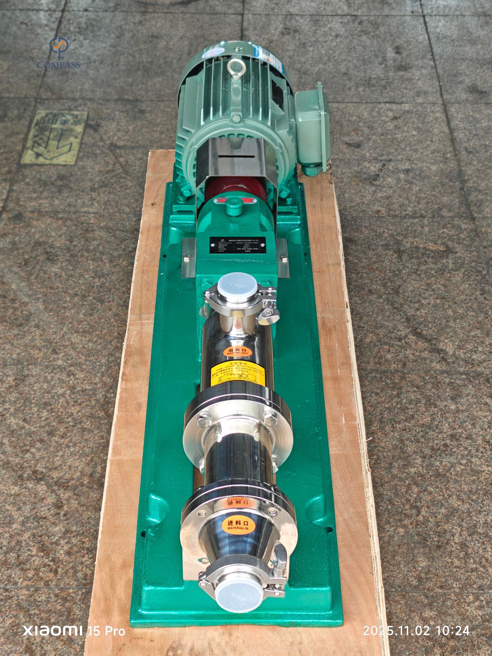 GD35-1 SS304 ОДНОВИНТОВОЙ НАСОС ИЗ НЕРЖАВЕЮЩЕЙ СТАЛИ