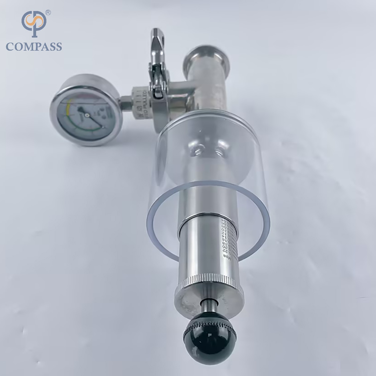 38.1MM TC50.5MM Асептическая стерилизация Вертикальная модель струбцины SS316L Выпускные клапаны