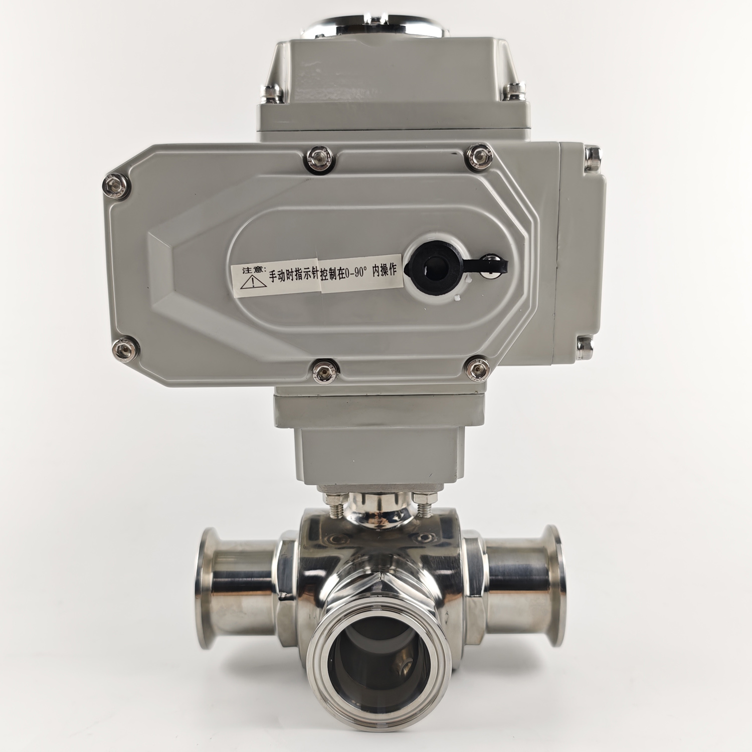 Цена производителя 38,1 мм из нержавеющей стали SMS Electric Type T -зажимный клапан шариковой клапан