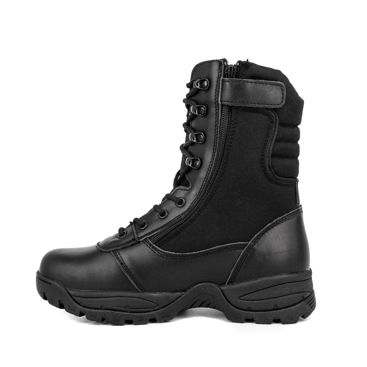 Botas tácticas militares negras de moto cómodas 4201