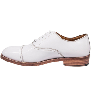 Zapatos oficina hombre blanco brillo 1255