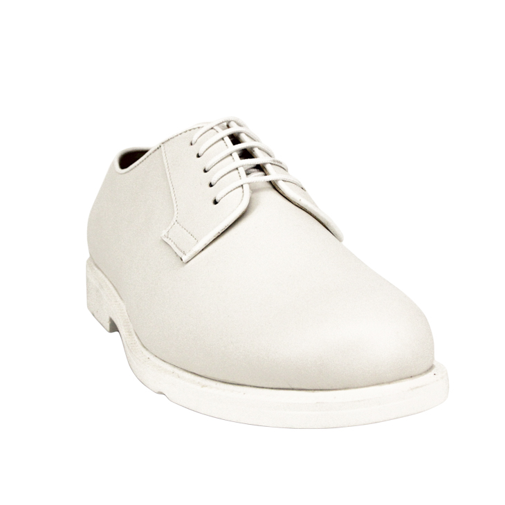 Milforce Zapatos de oficina militares tipo oxford blanco marino 1212