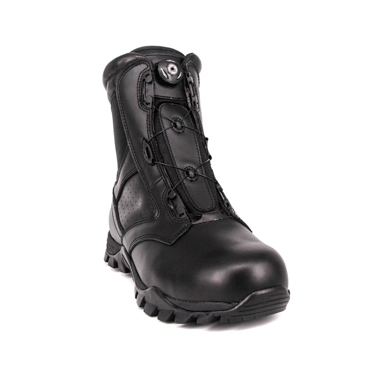 Botas tácticas militares con sistema BOA de uniforme negro para hombre 4288