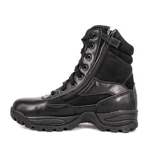 Botas tácticas australianas ligeras militares de jungla negras brillantes 4268