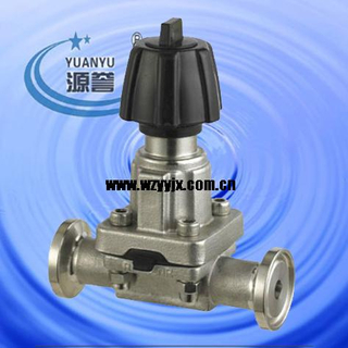 Sampling diaphragm valve for pharmacy