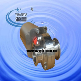 Auto control triclamp butterfly valve