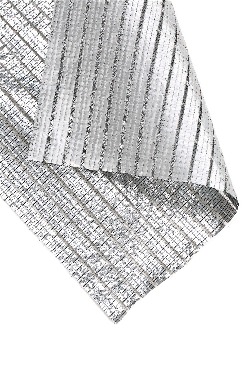 Silver Aluminum Foil Shade Net For Flower Protection