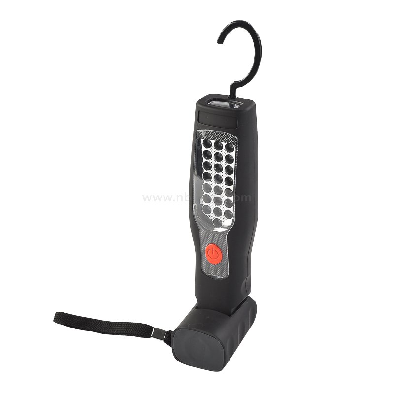 21+5LED 180 Degrees Rotating LED Machine Tool Light with 2pcs Hooks&3pcs Magnets