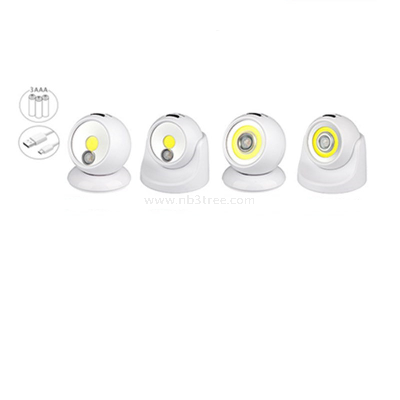 3W USB Rechargeable Motion Sensor Light