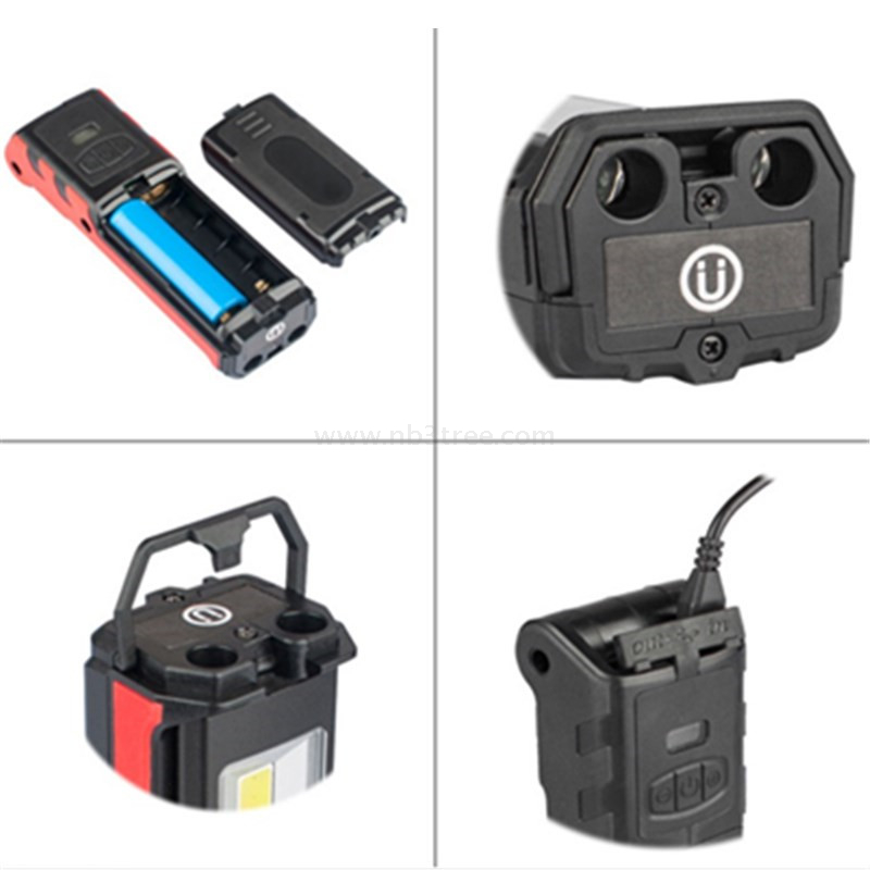 Flexible 3W LED+5wCOB Rechargeable Multi-Angle Ajustment Work Light