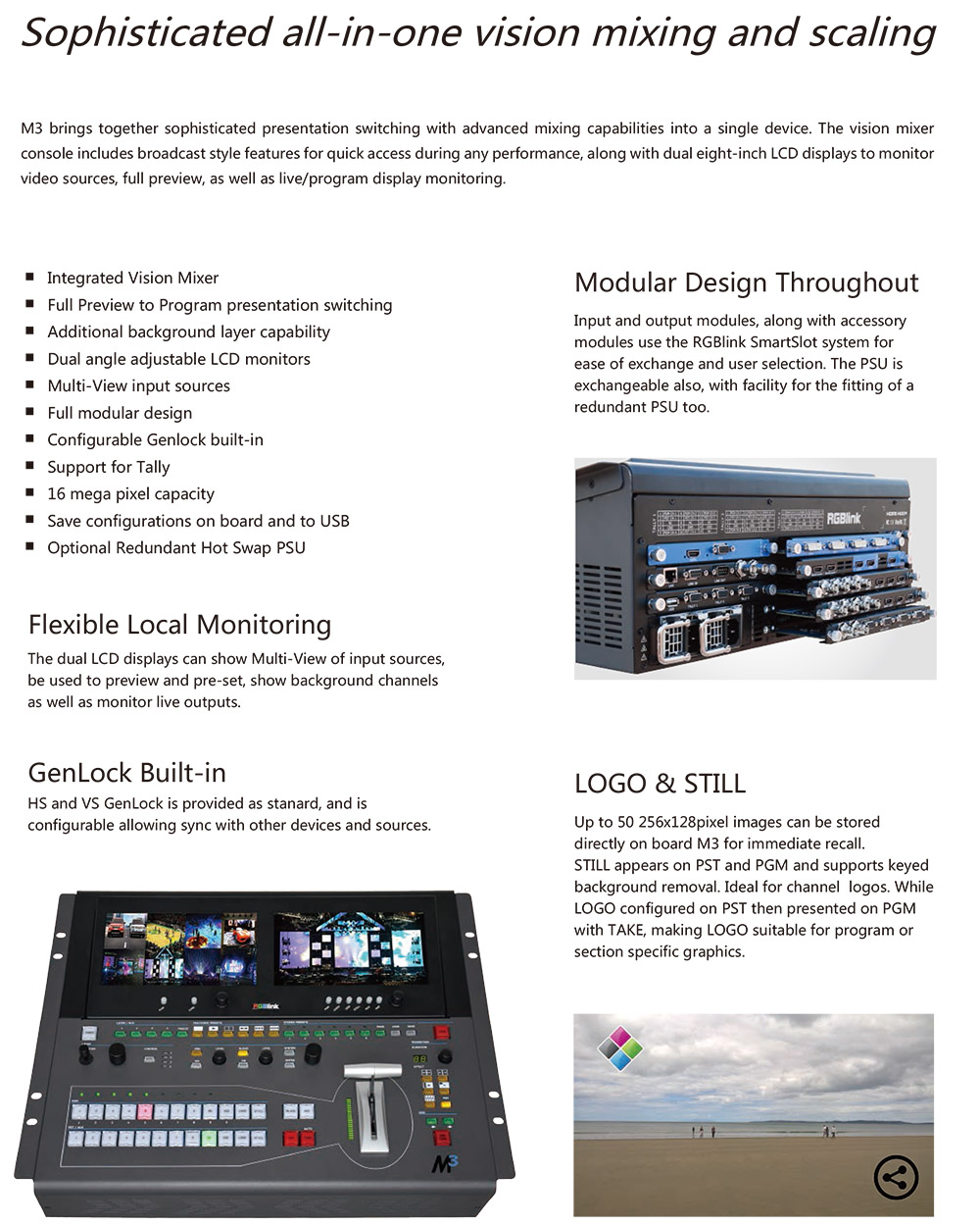 RGBlink M3-X3Live控制台