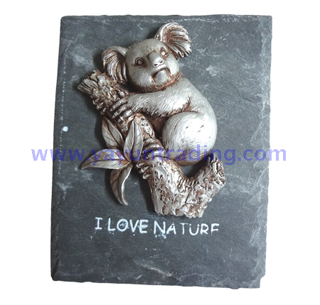 Australian Koala wall hanging faux taxidermy animal ornaments resin craft