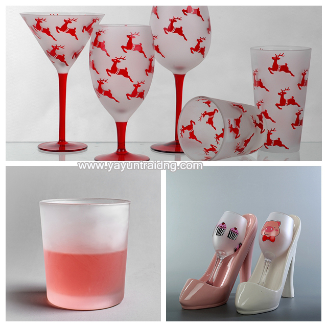 sandblasted glass cup-1