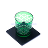 popular 30oz green empty glass candle holder