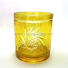 wind swirl promotional desk glass candle holder