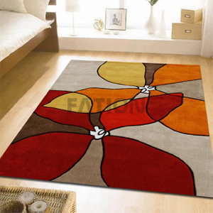 5'×8' Modern Commercial Area Rug Floor Acrylic Carpet