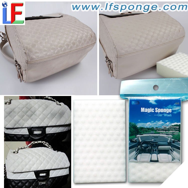 magic eraser safe on leather