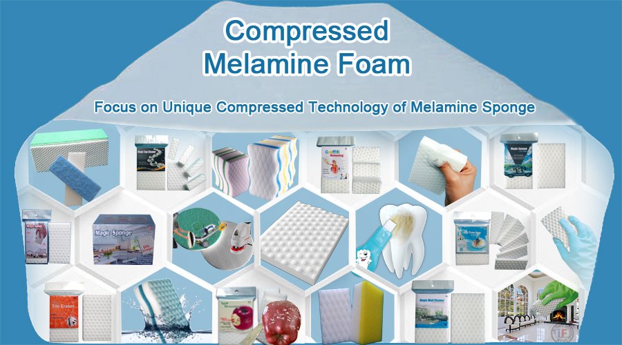 about lfsponge-compressed melamine foam focus on unique compressed technology of melamine sponge