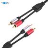 2RCA to 2RCA Dual Micro phone Cable Audio Cable