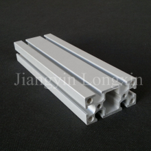 Silver Matt Anodized Aluminium Industrial Profile